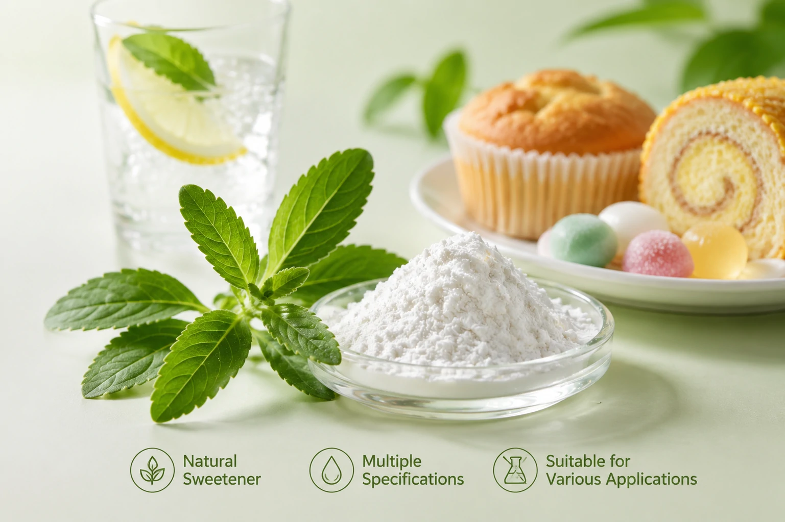 Stevia Extract for Beverages, Baking & Confectionery