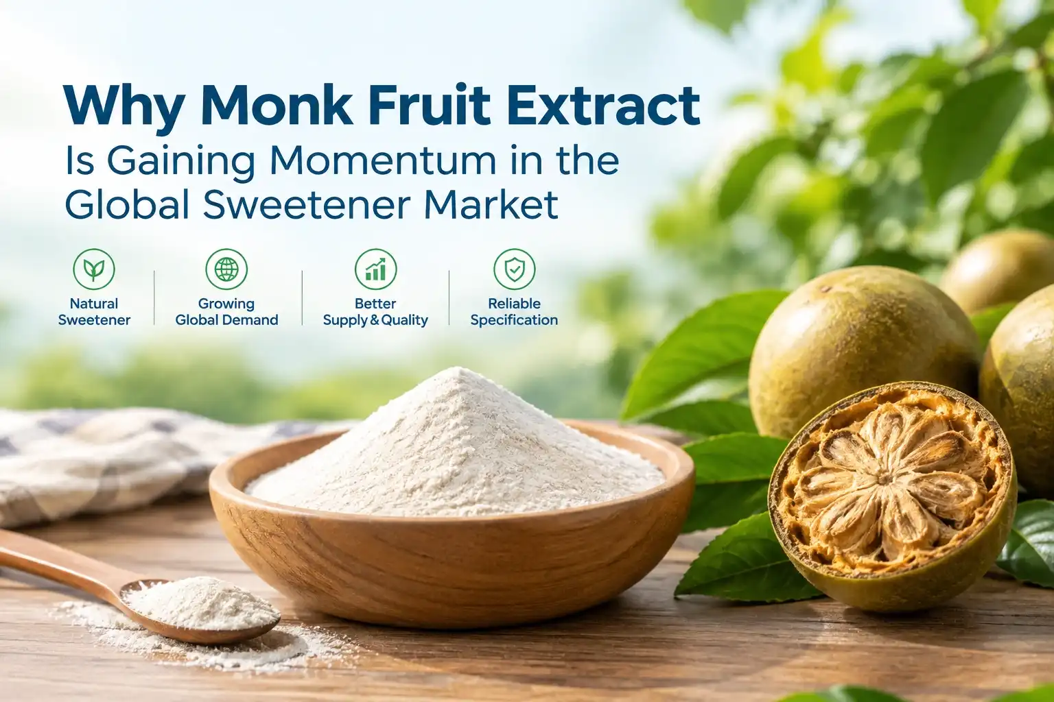 Why Monk Fruit Extract Is Gaining Momentum in the Global Sweetener Market
