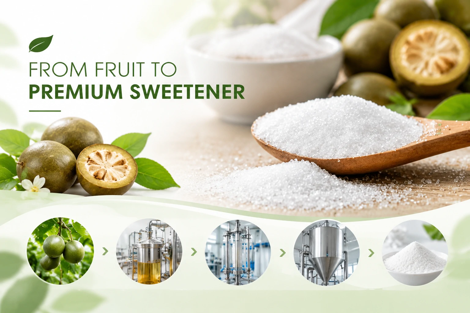 From Fruit to Sweetener: The Journey of Premium Monk Fruit Extract