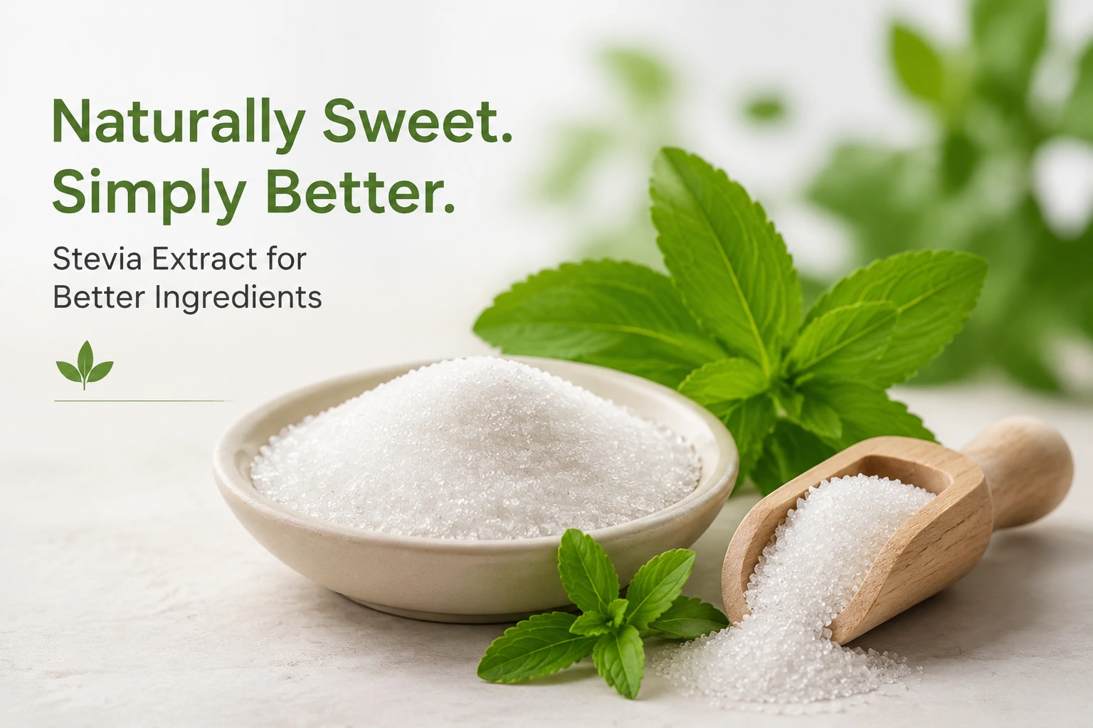A Natural Sugar Substitute and Novel Food Ingredient: Stevia Extract